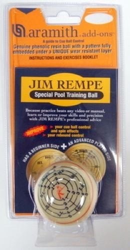Aramith Jim Rempe Training Cue Pool Billiard Ball - Image 2
